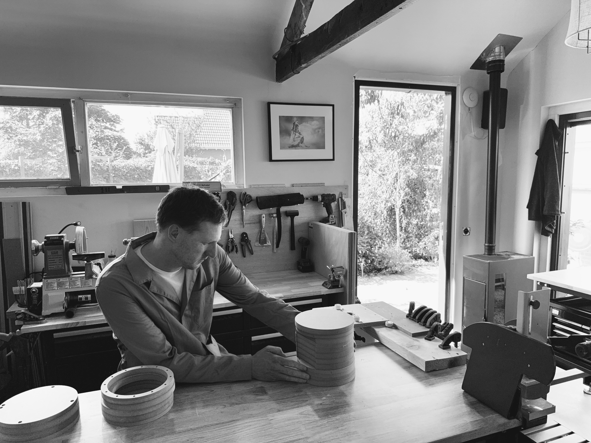 George Vanadium workshop, handmade speaker construction